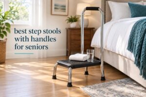 best step stools with handles for seniors