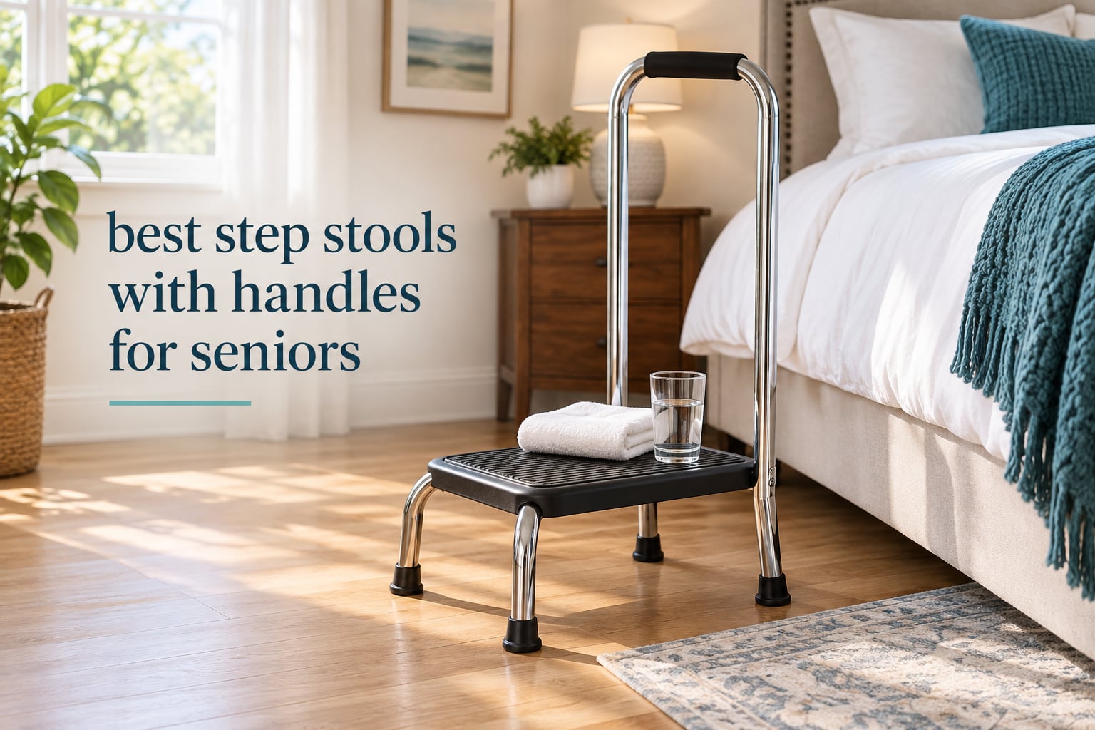 best step stools with handles for seniors
