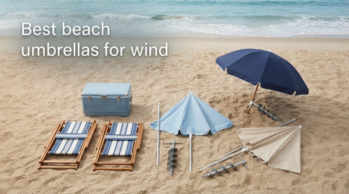 Best beach umbrellas for wind