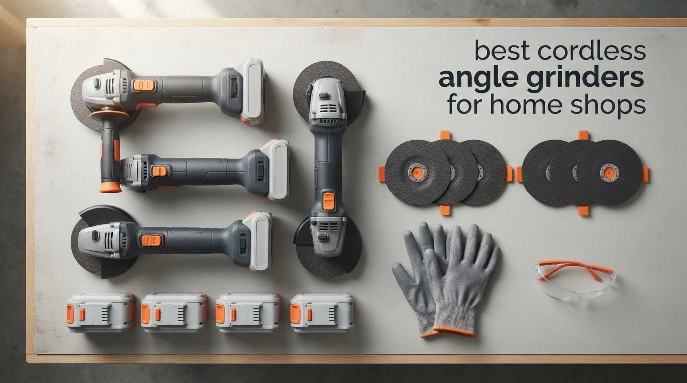 best cordless angle grinders for home shops