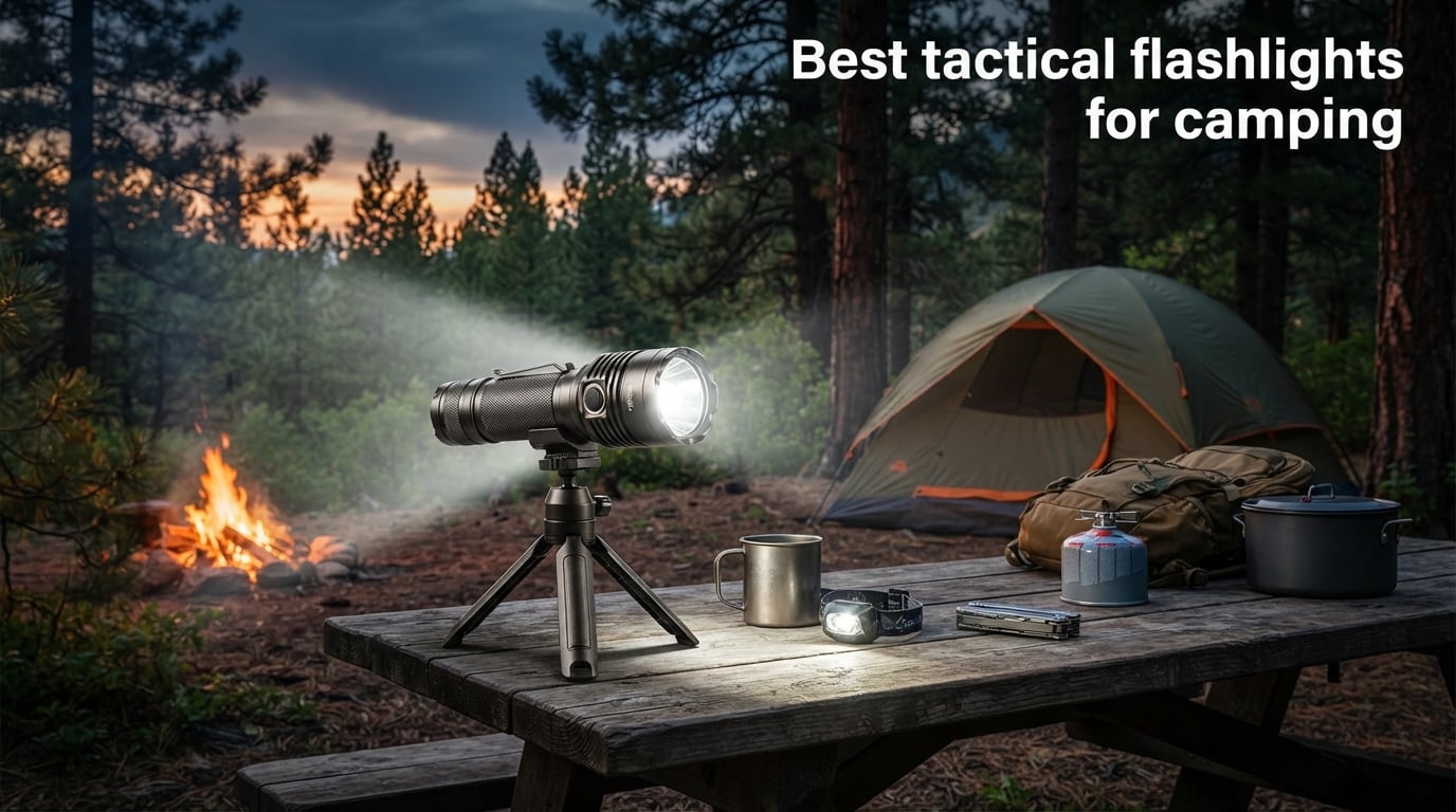 Best tactical flashlights for camping