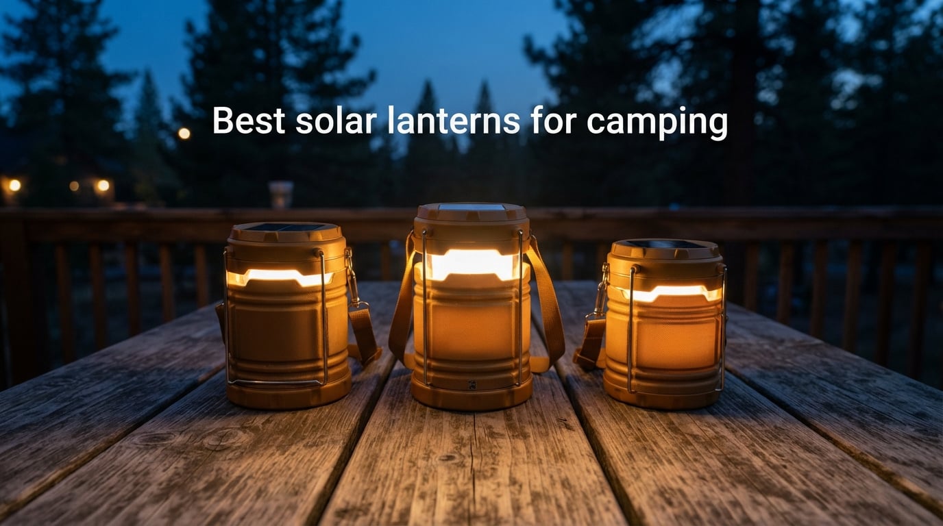 Best solar lanterns for camping