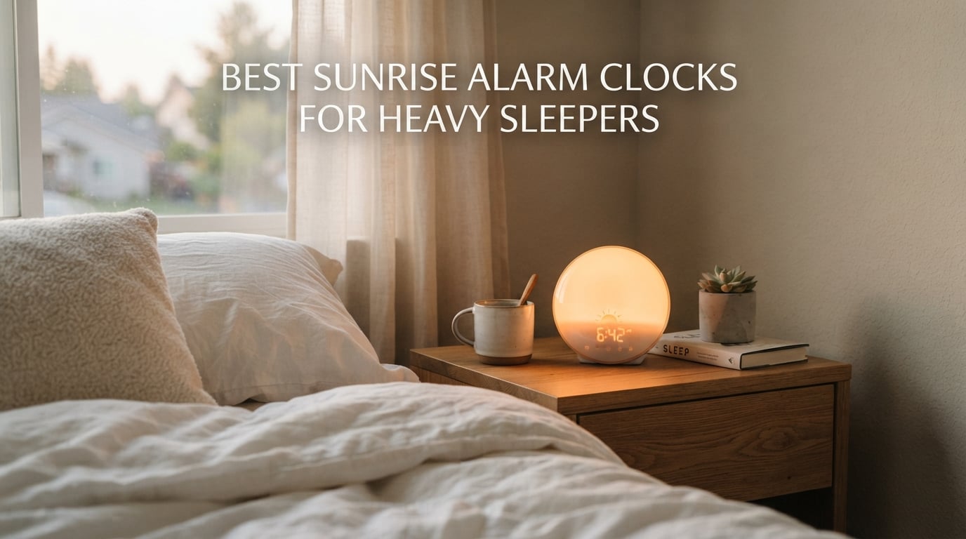 Best sunrise alarm clocks for heavy sleepers