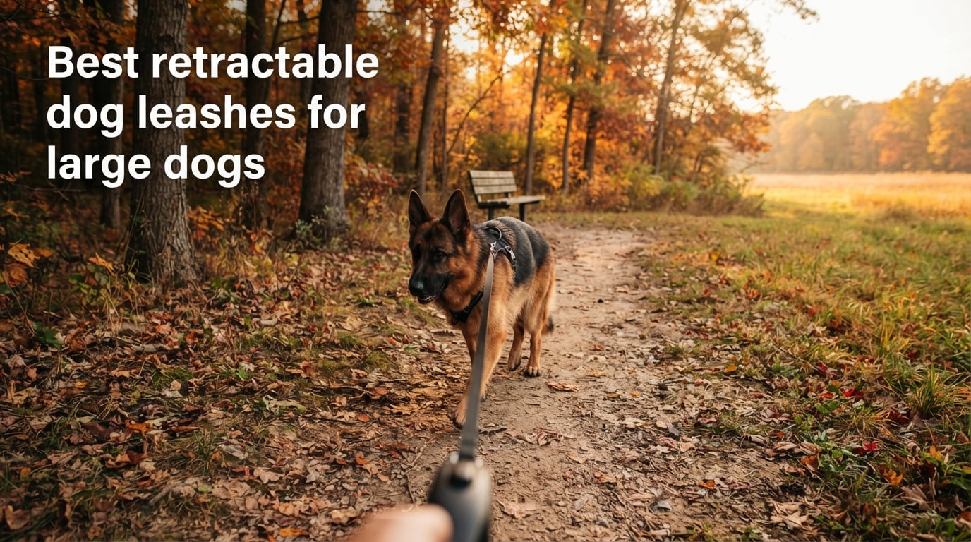 Best retractable dog leashes for large dogs