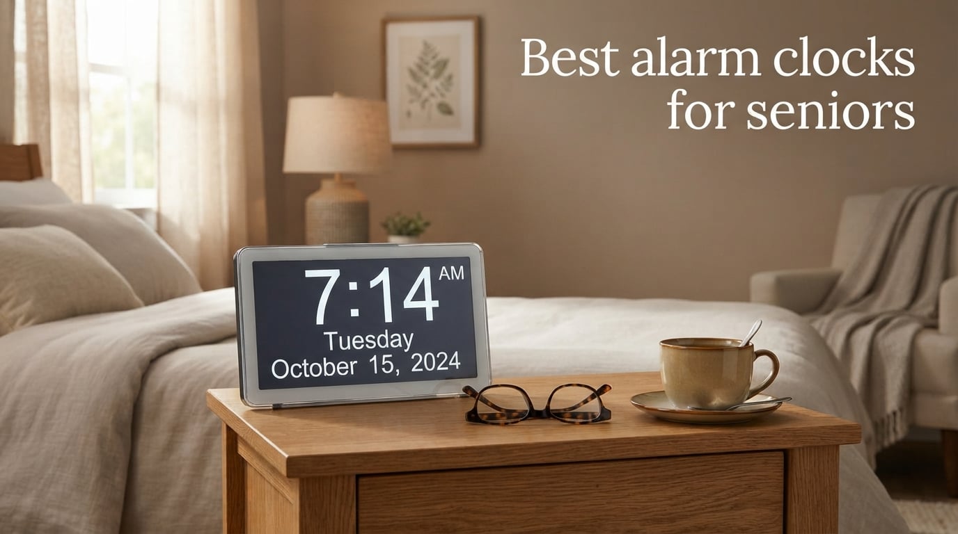 Best alarm clocks for seniors