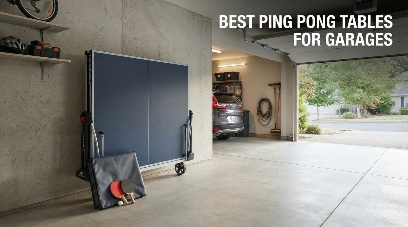best ping pong tables for garages