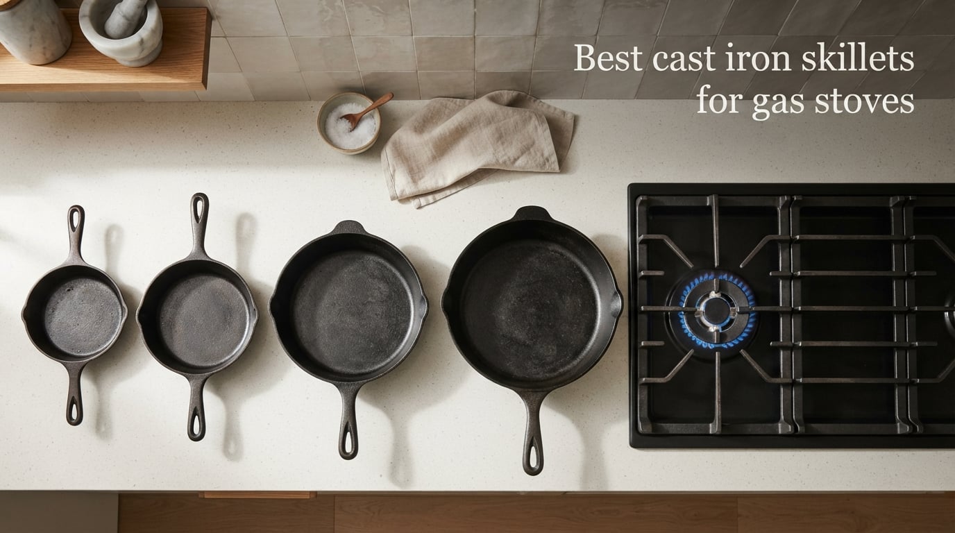 Best cast iron skillets for gas stoves