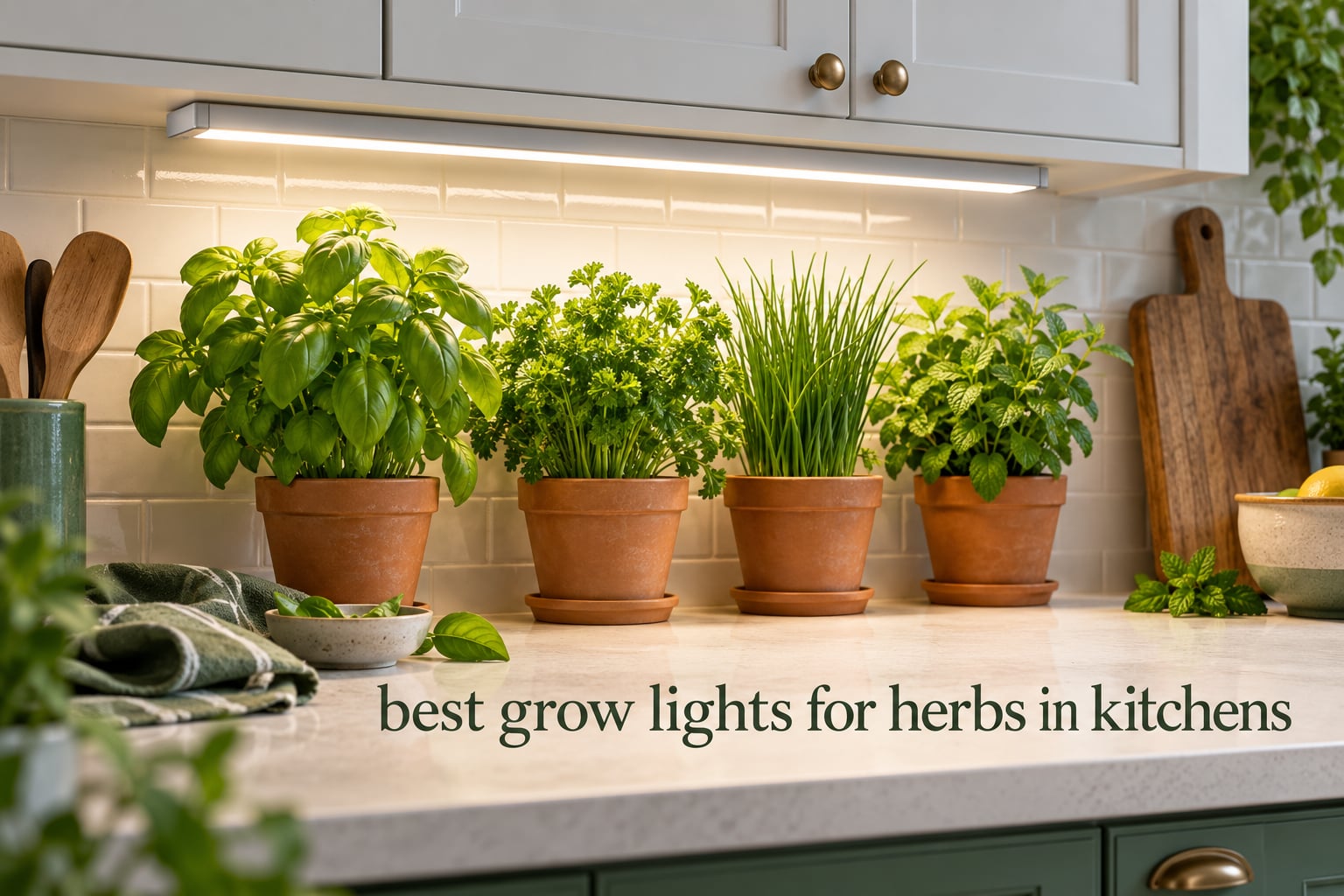 best grow lights for herbs in kitchens