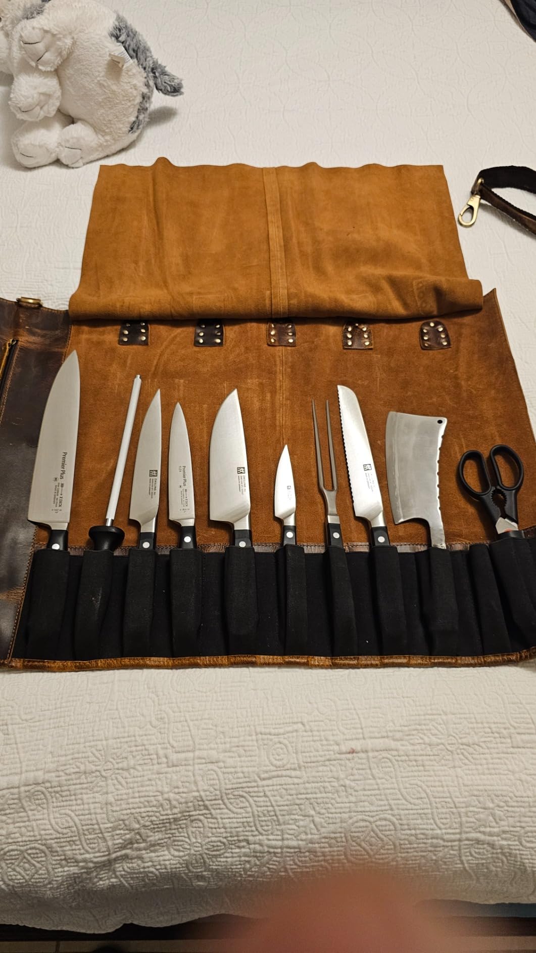 Rustic Town Genuine Leather Chef Knife Roll All Purpose Chef Roll customer photo 2