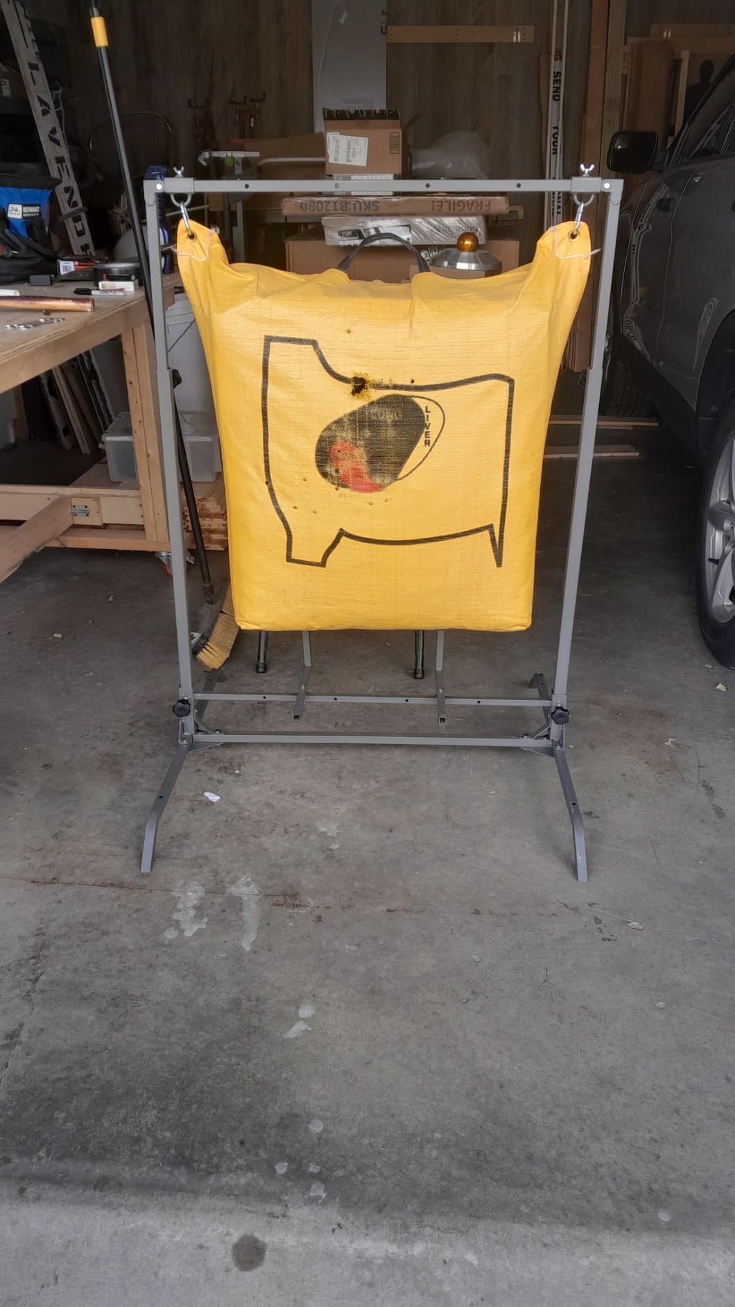 Highwild Archery Target Stand for Bag Targets Block Cube Foam - Larger Range - Multi-Function - Flexible - Durable customer photo 1