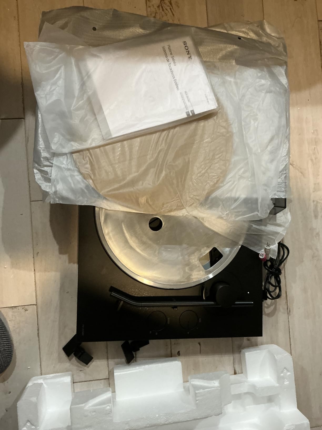 Sony PS-LX310BT Belt Drive Turntable: Fully Automatic Wireless Vinyl Record Player with Bluetooth and USB Output Black customer photo 1