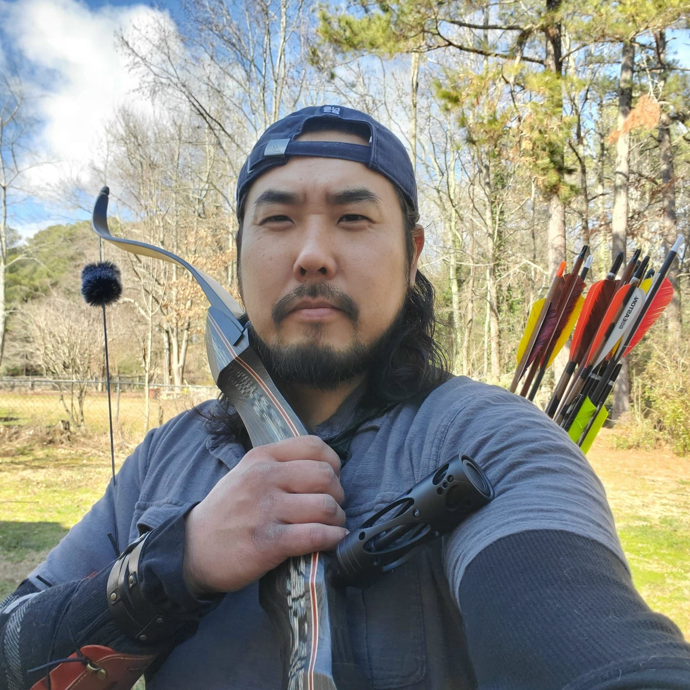 Recurved Wooden Takedown Archery Bow 62
