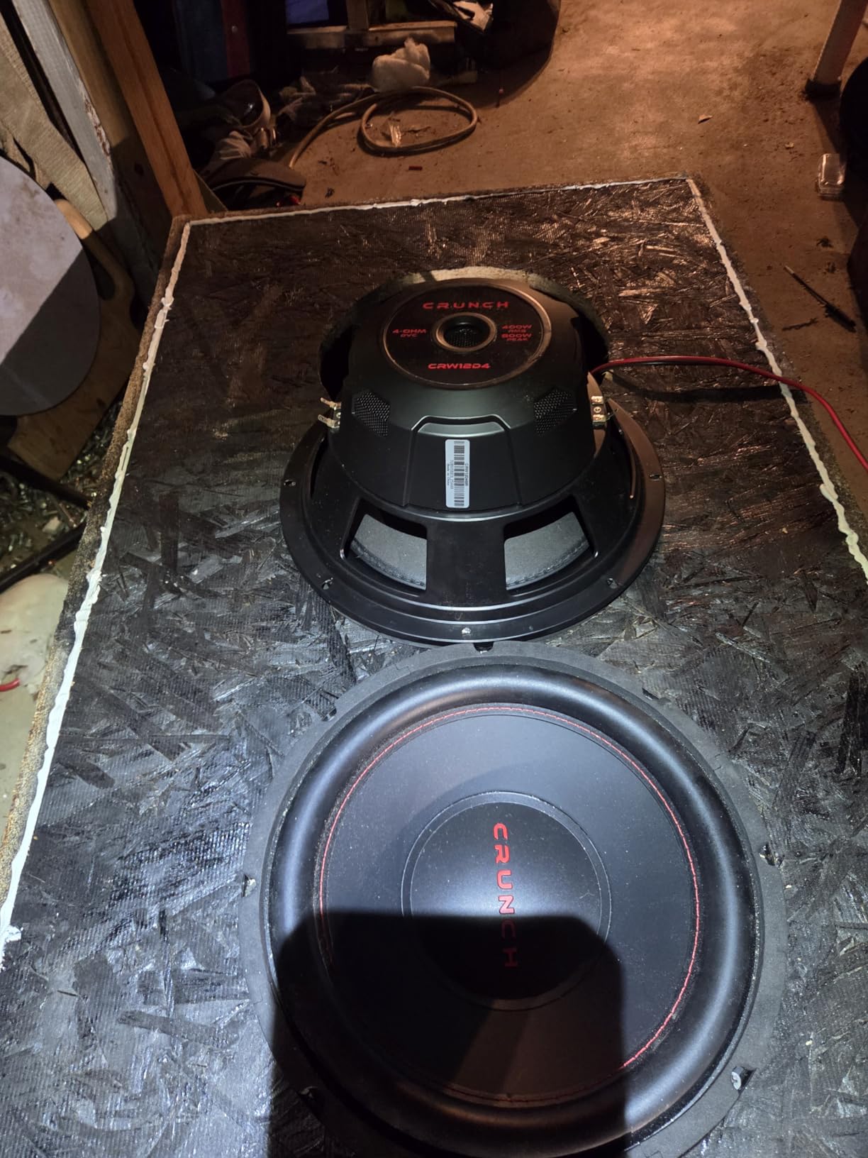 Crunch CRW 12 Inch 800 Watt 4 Ohm Dual Voice Coil Car Audio Subwoofer customer photo 2