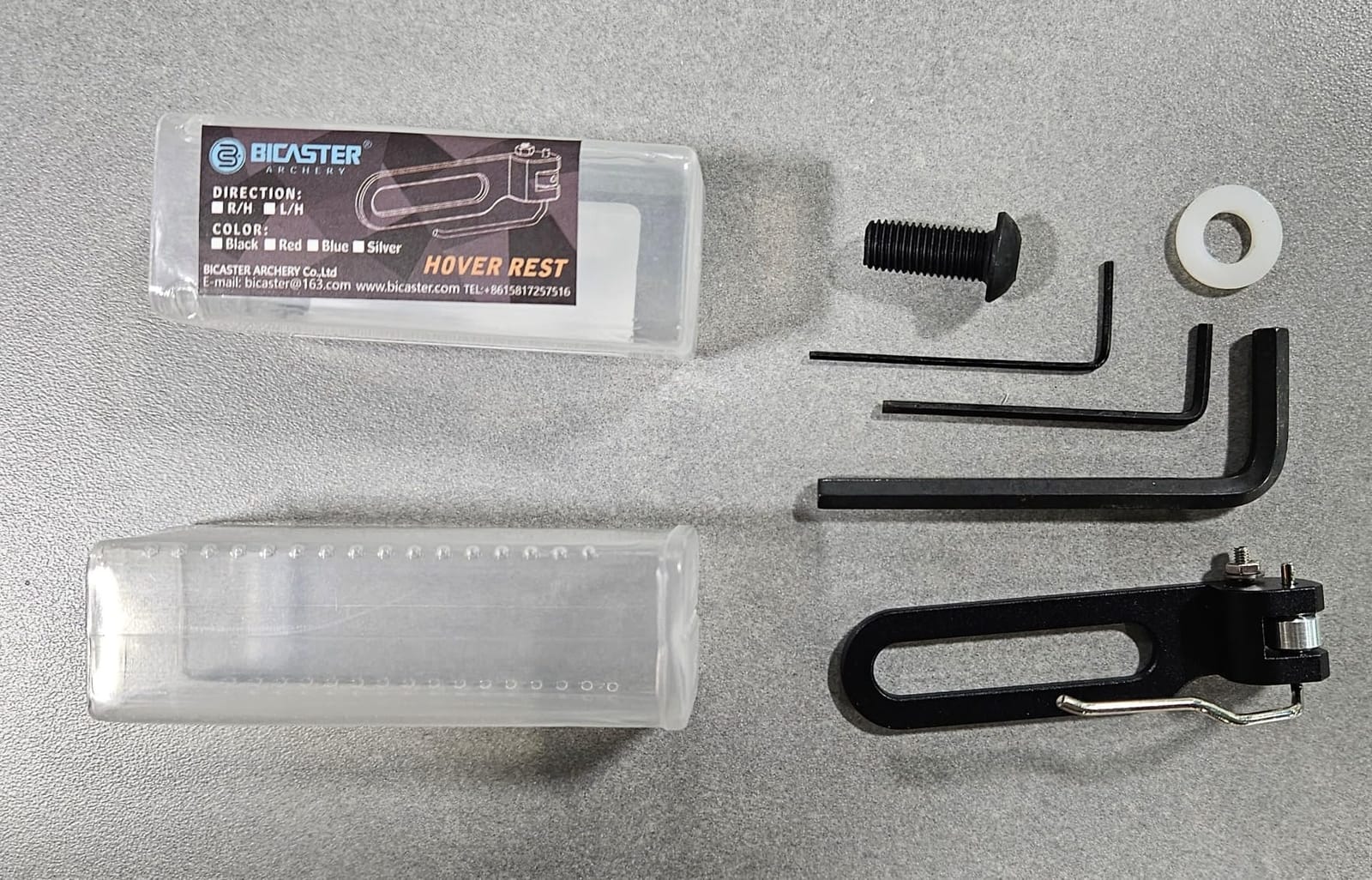 BICASTER Magnetic Arrow Rest Aluminum Alloy Adjustable Backside Archery Rest for Recurve Bow Barebow customer photo 1