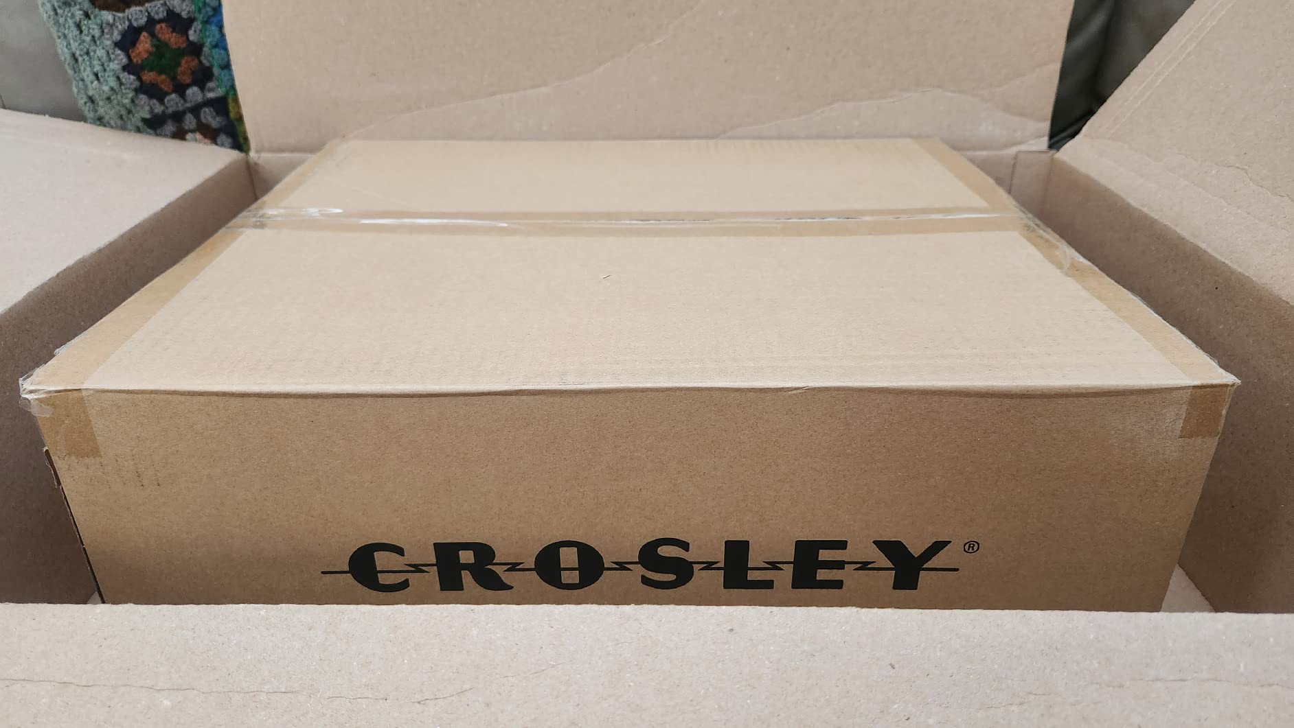 Crosley C100BT-BK Record Player, Black customer photo 1