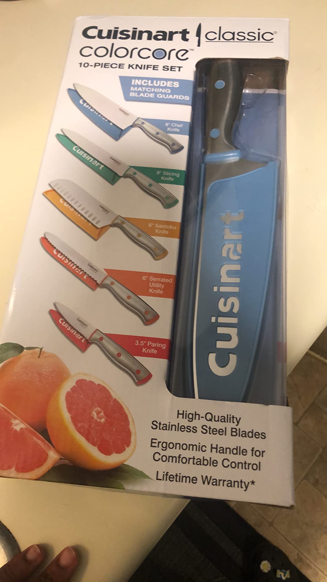 Cuisinart C77CR-10P 10pc Stainless Steel ColorCore™ Color Rivet Set with Blade Guards customer photo 1
