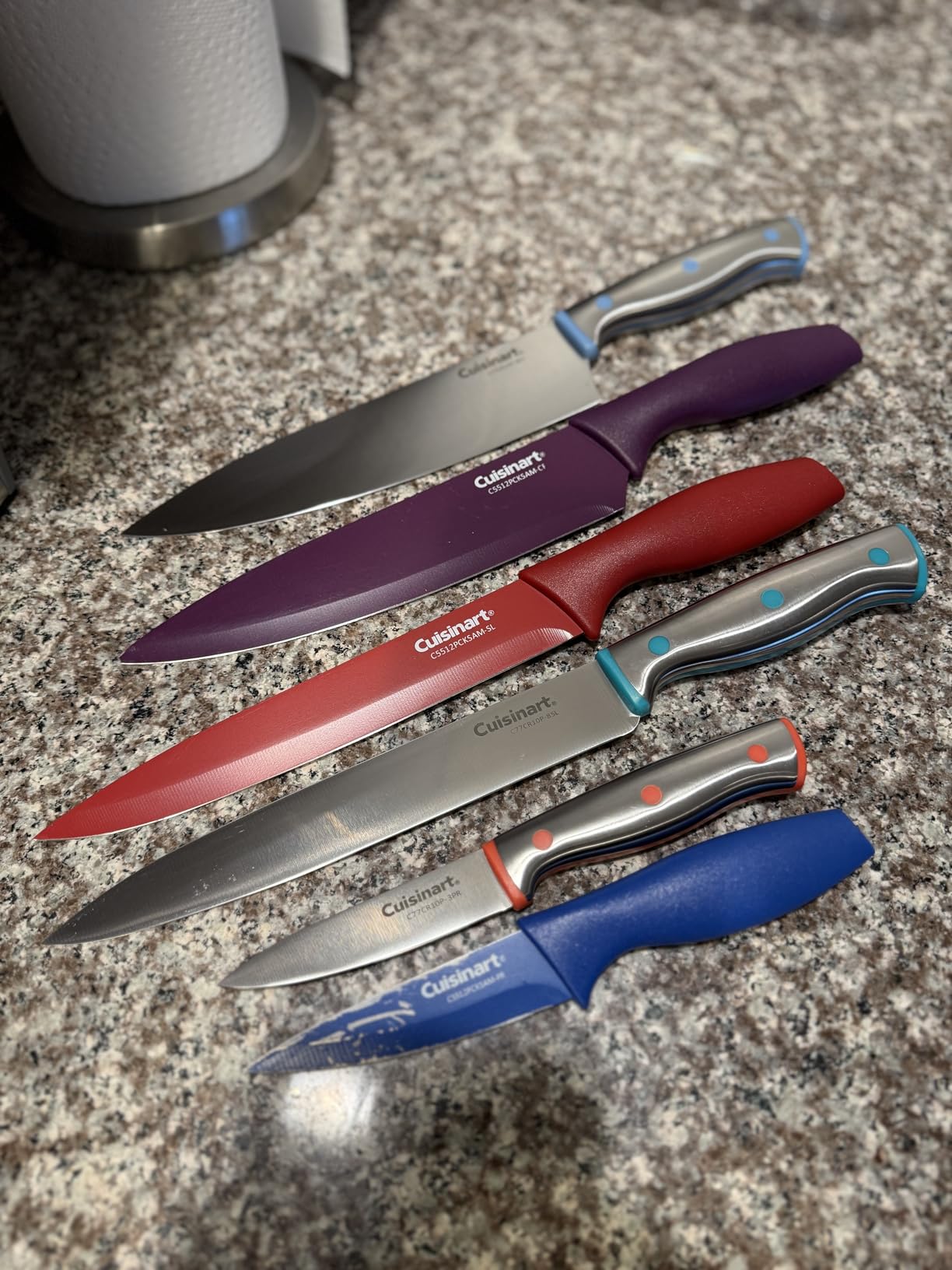 Cuisinart C77CR-10P 10pc Stainless Steel ColorCore™ Color Rivet Set with Blade Guards customer photo 2