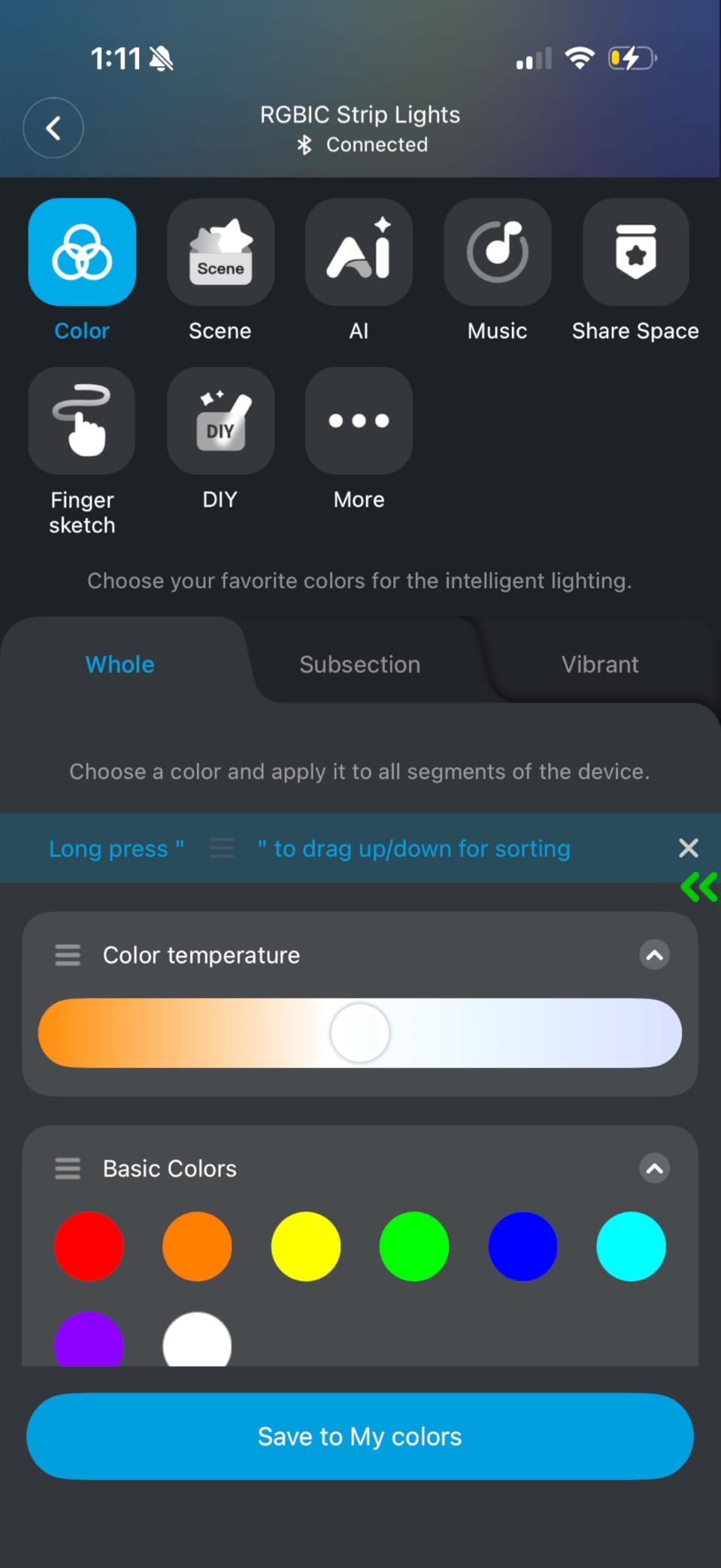 Govee 100ft RGBIC LED Strip Lights, Work with Alexa and Google Assistant customer photo 2