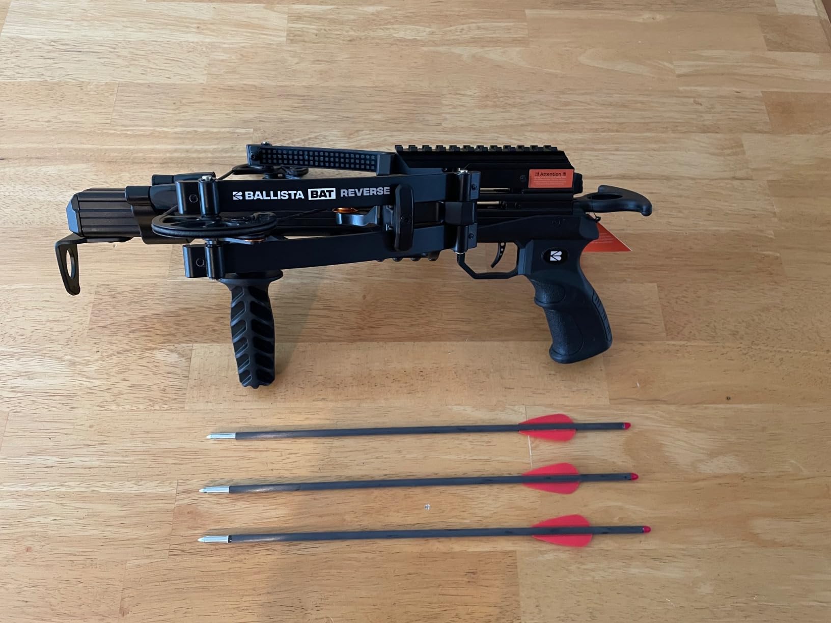 BALLISTA BAT Reverse Draw Compound Mini Crossbow - Crossbow for Hunting, Fishing and Target - Fast 340 fps, Powerful 150lbs, Lightweight 3lbs customer photo 1