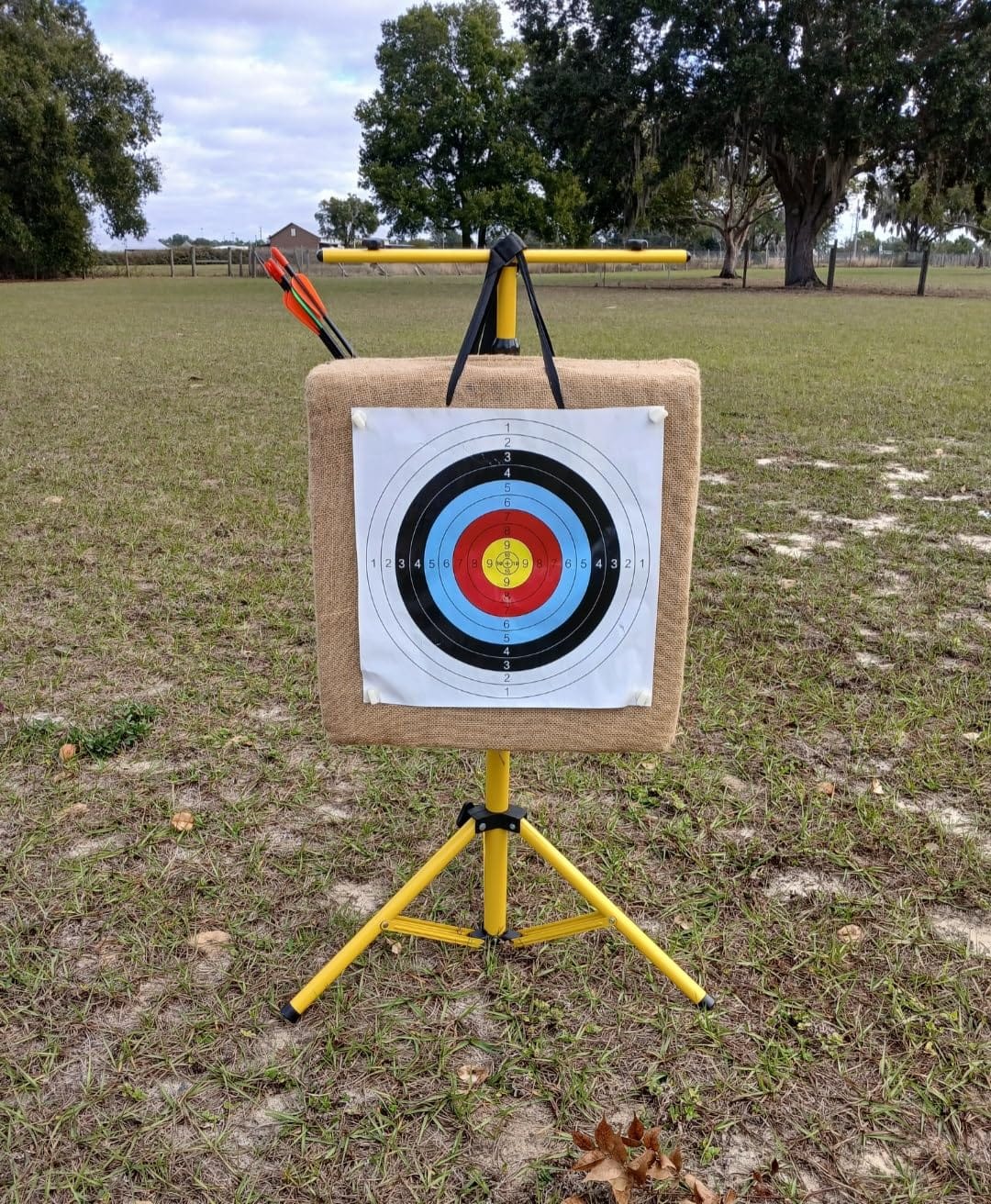 Archery Target Stand Adult Durable Bow and Arrow Target Stands for Begainer Youth Backyard Outdoor Compound Bow/Recurve Bow Practice Targeting customer photo 2