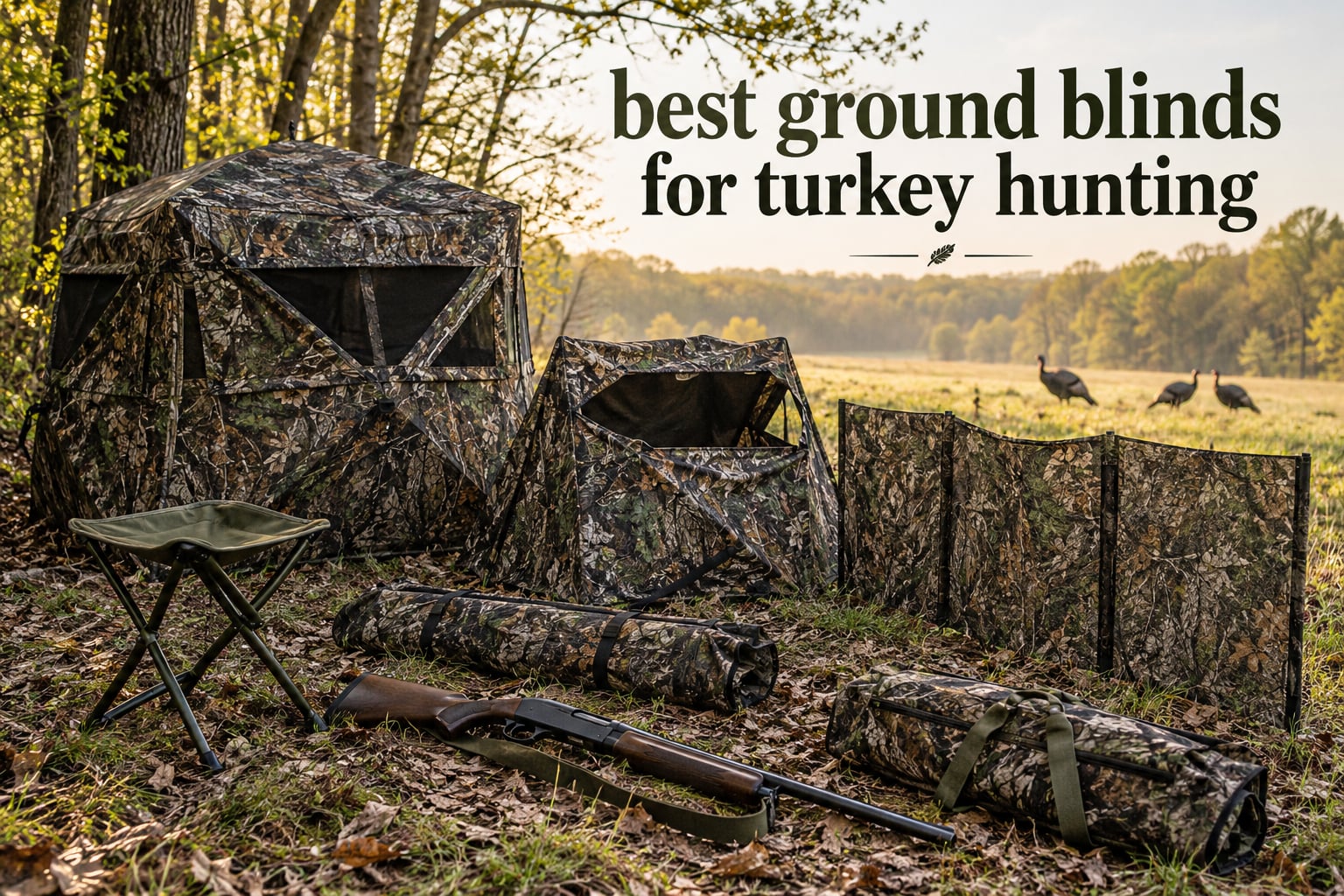 best ground blinds for turkey hunting
