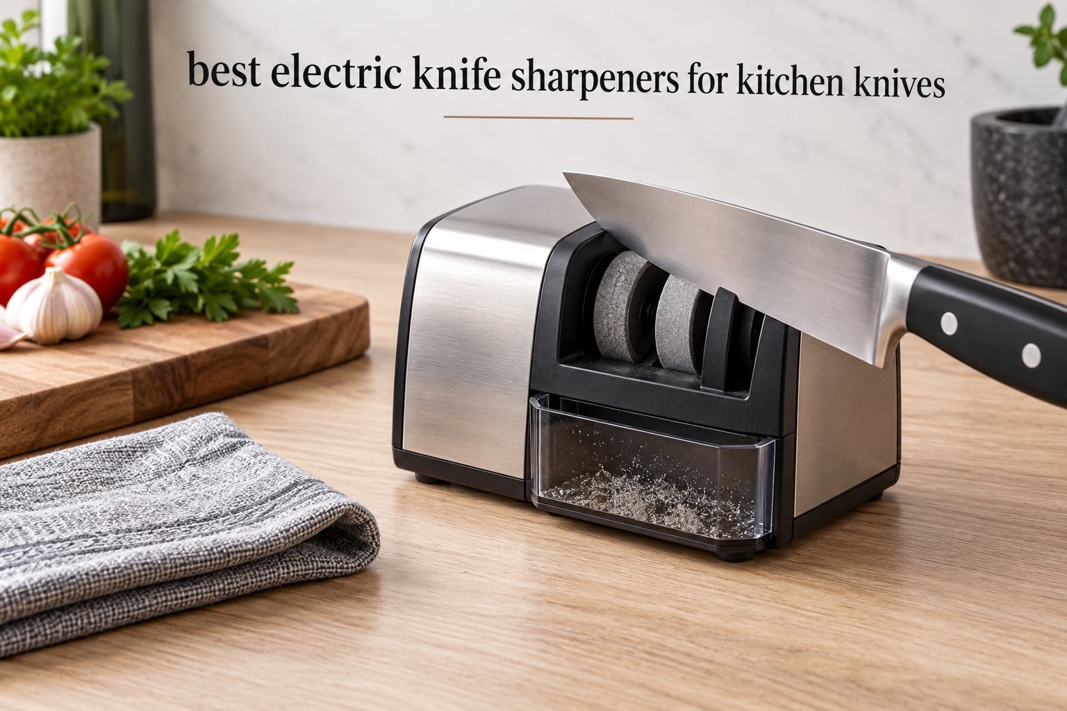best electric knife sharpeners for kitchen knives