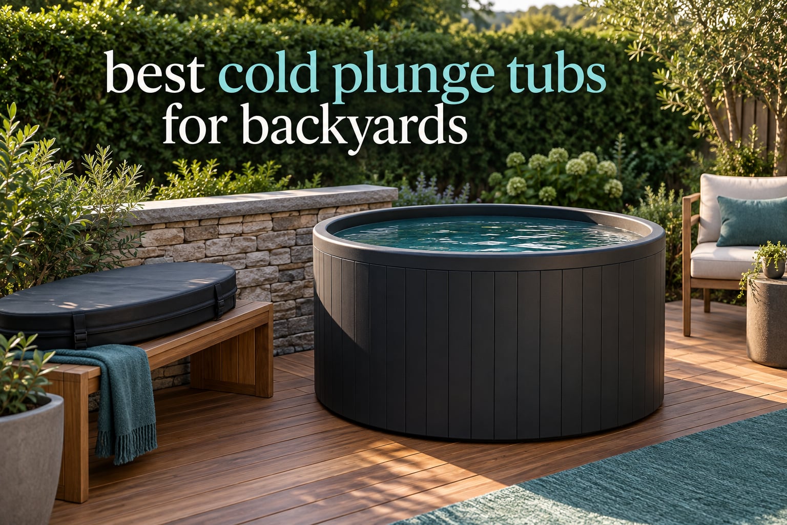 best cold plunge tubs for backyards