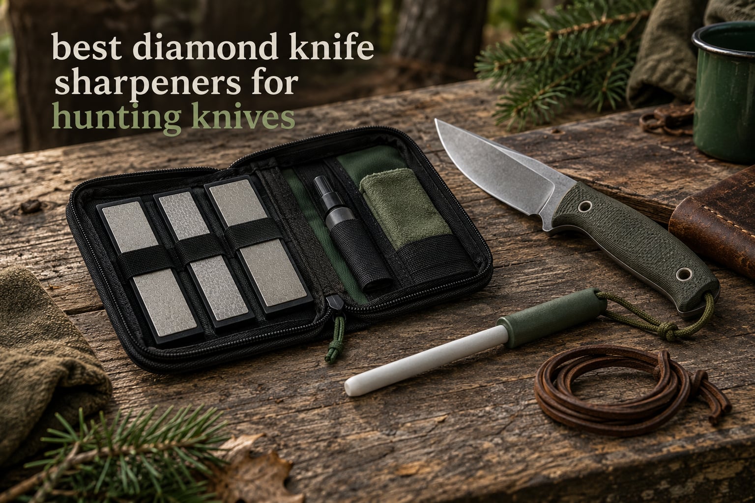 best diamond knife sharpeners for hunting knives