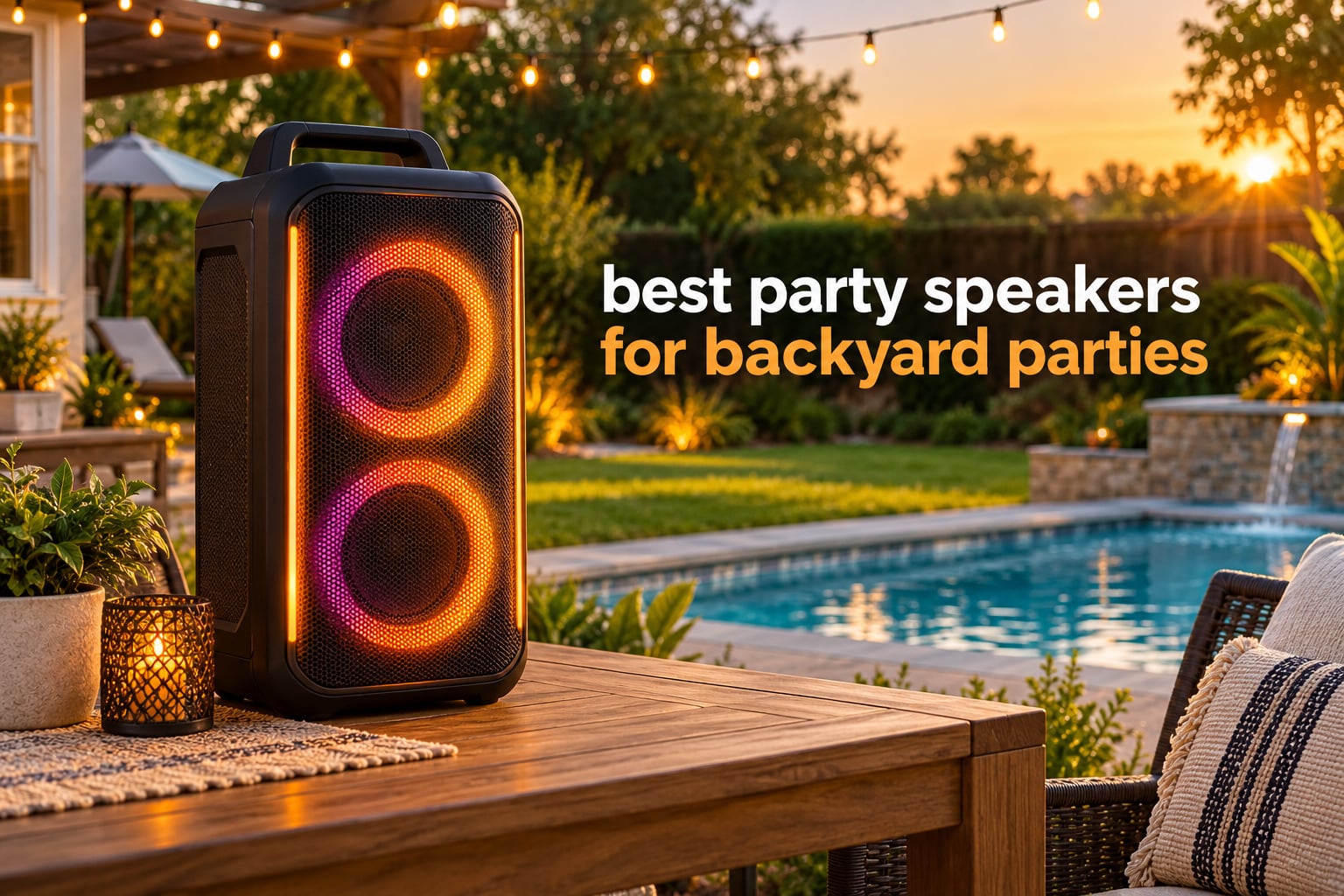 best party speakers for backyard parties