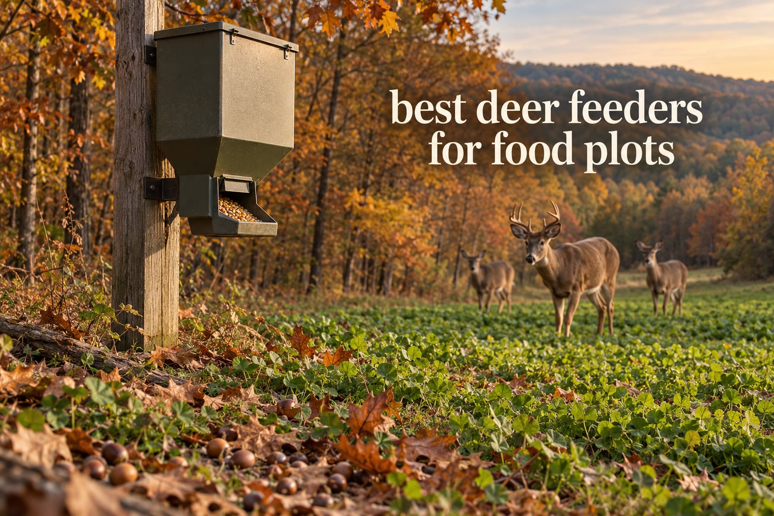best deer feeders for food plots