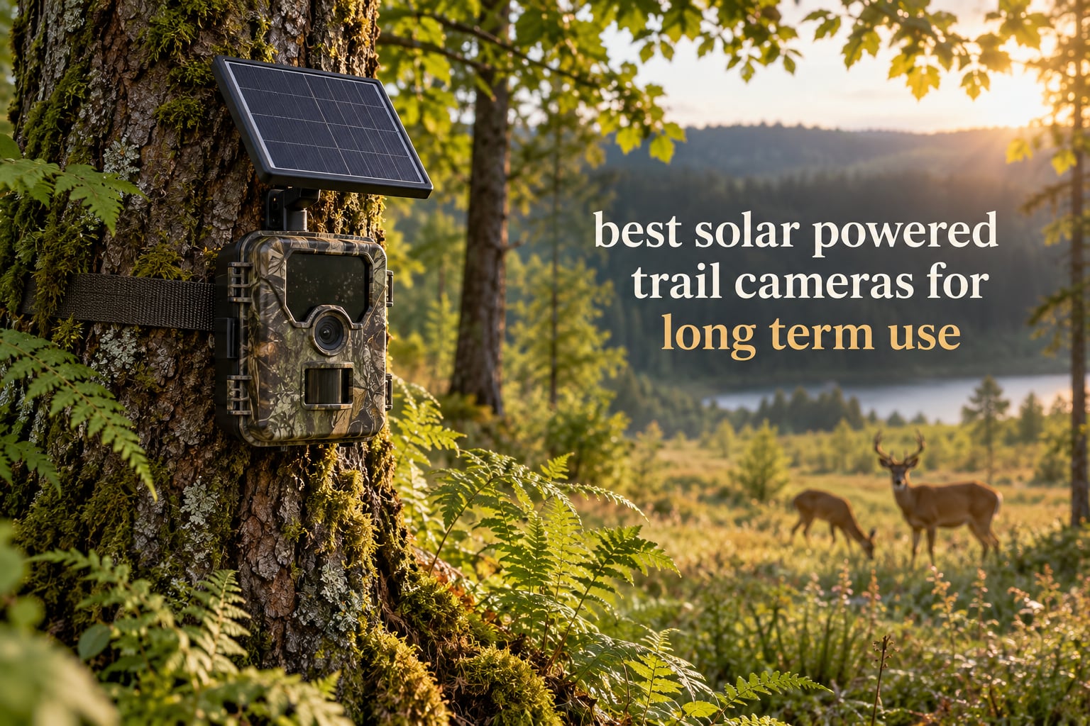 best solar powered trail cameras for long term use