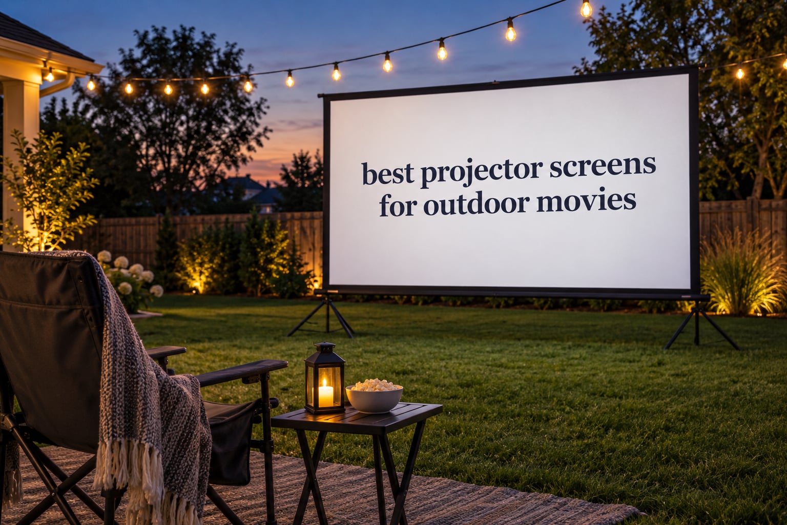 best projector screens for outdoor movies