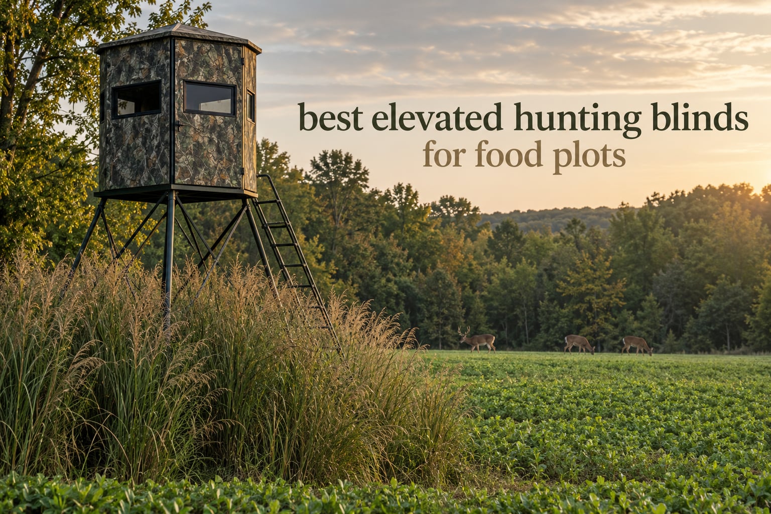 best elevated hunting blinds for food plots