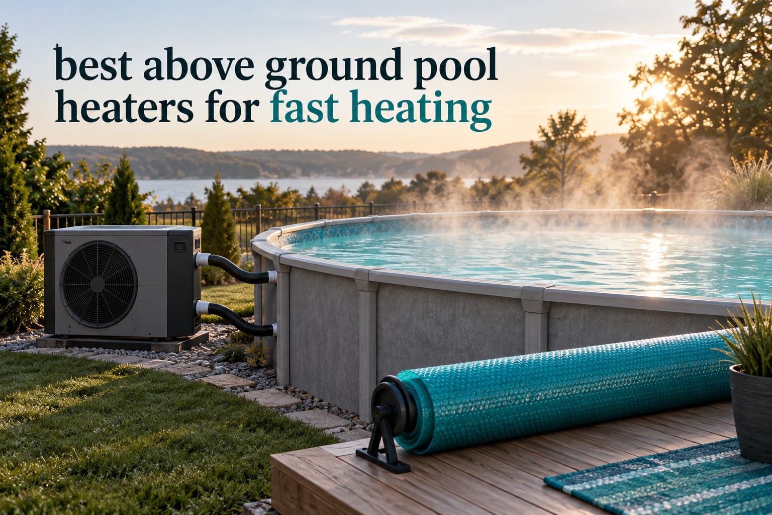 best above ground pool heaters for fast heating