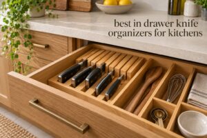 best in drawer knife organizers for kitchens