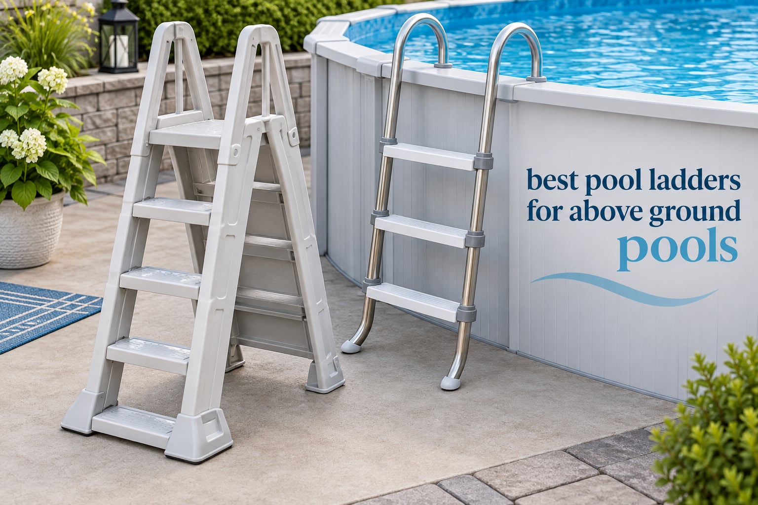 best pool ladders for above ground pools