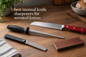 best manual knife sharpeners for serrated knives